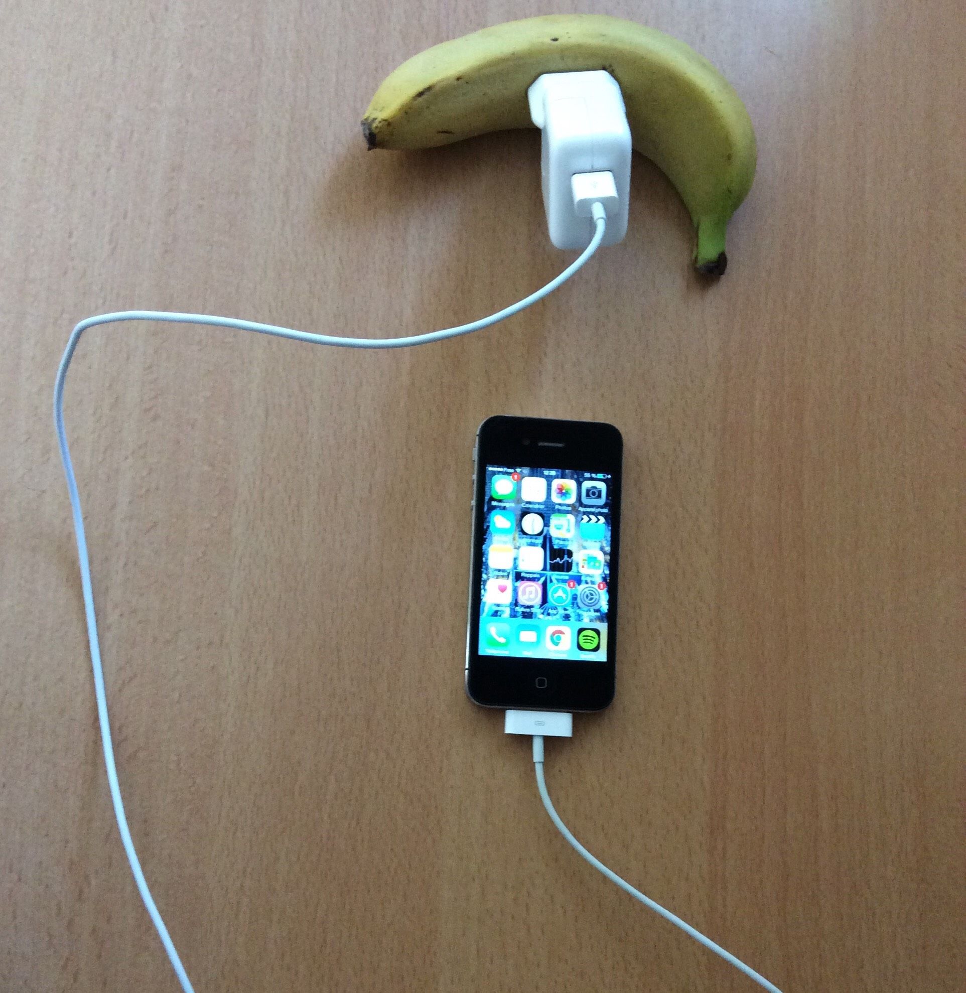 Charge His Phone With With a Fruit Instructables