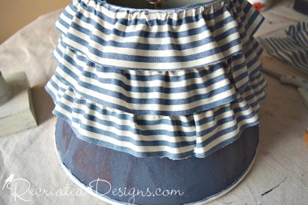 Finish Attaching the Fabric