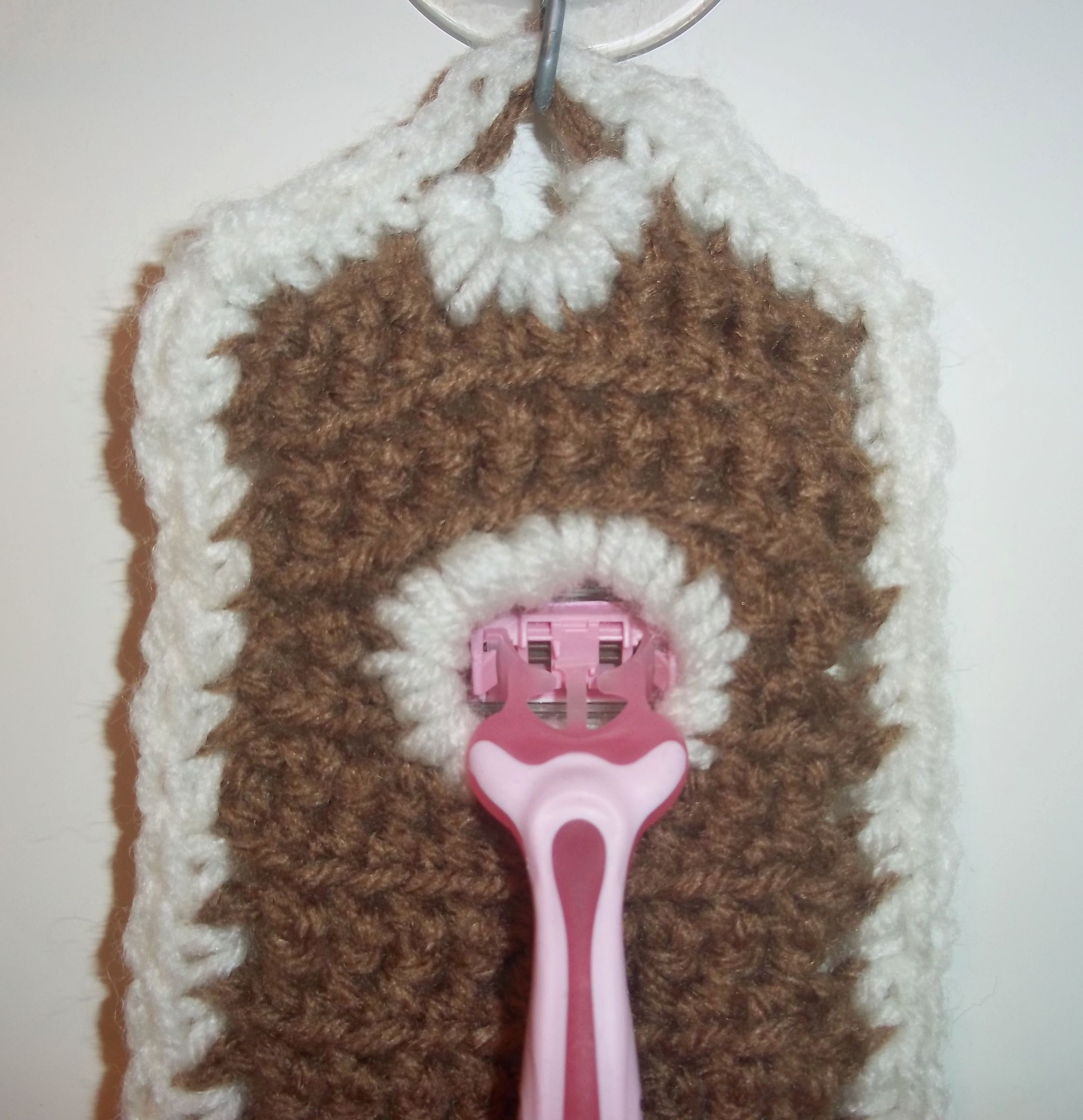 Razor Caddy for Shower (Crochet Pattern) (with Pictures) - Instructables