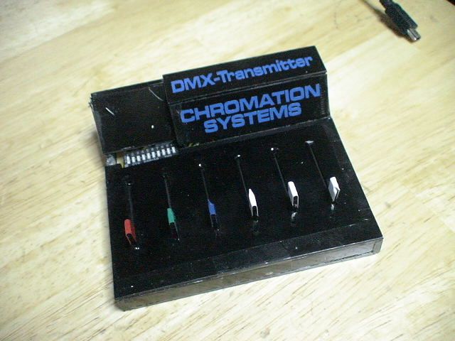 PIC18F Based 6 Channel DMX Transmitter