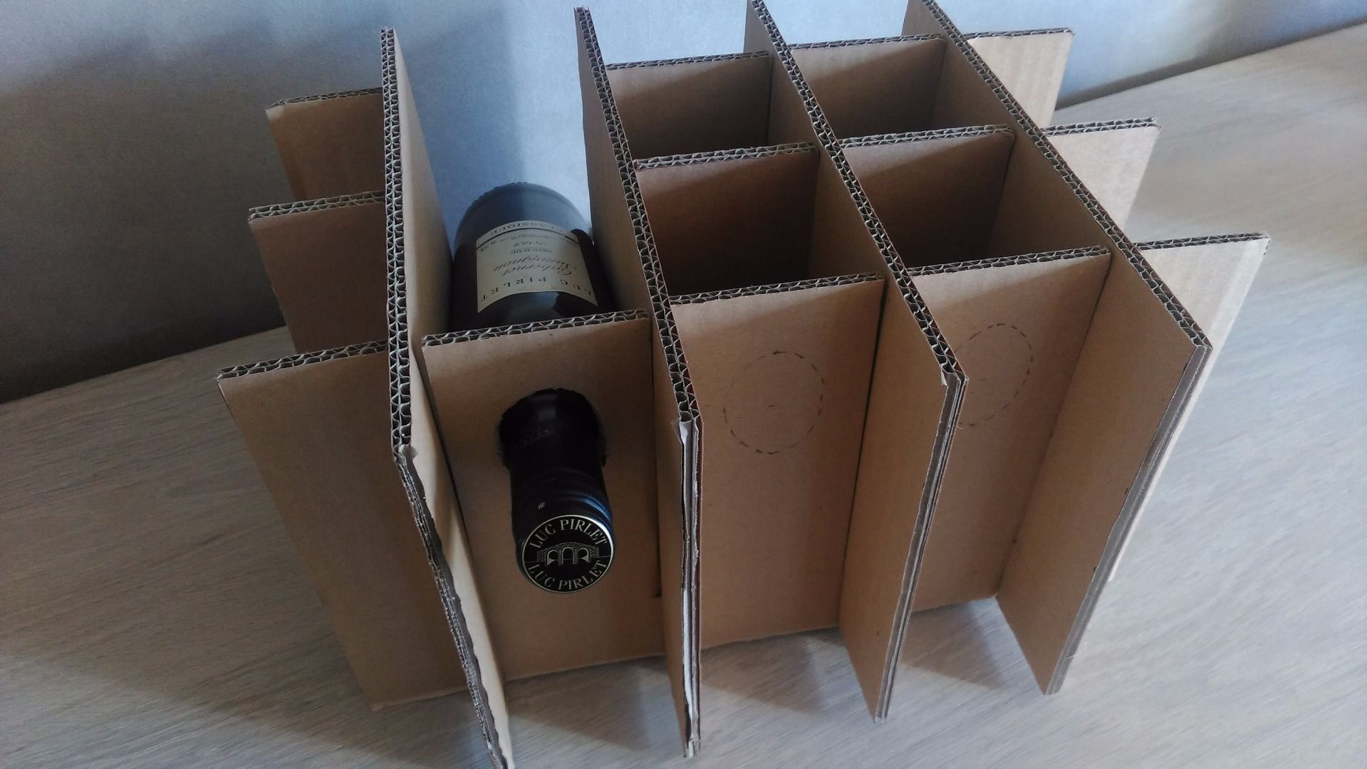 Cardboard Bottle Division to Wine Rack 5 Steps (with Pictures