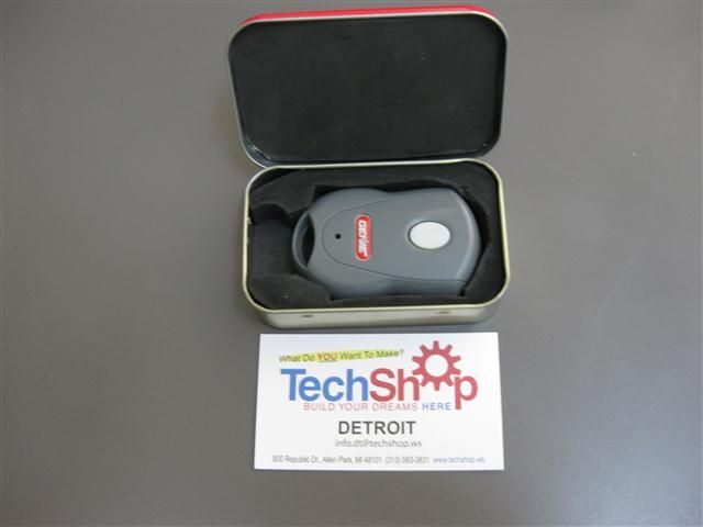 Hush-hush Garage Opener in a Tin