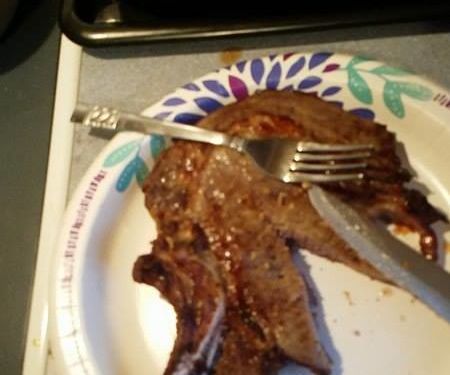 Air Frier Rib Eye Steak 