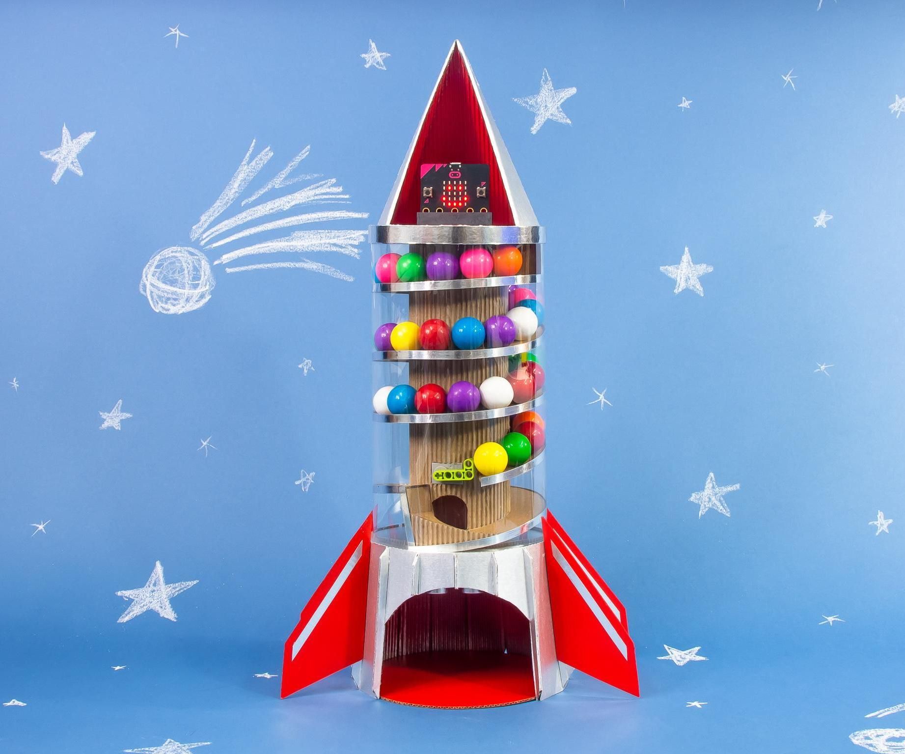 Hands-Free Cardboard Gumball Machine : 18 Steps (with Pictures ...