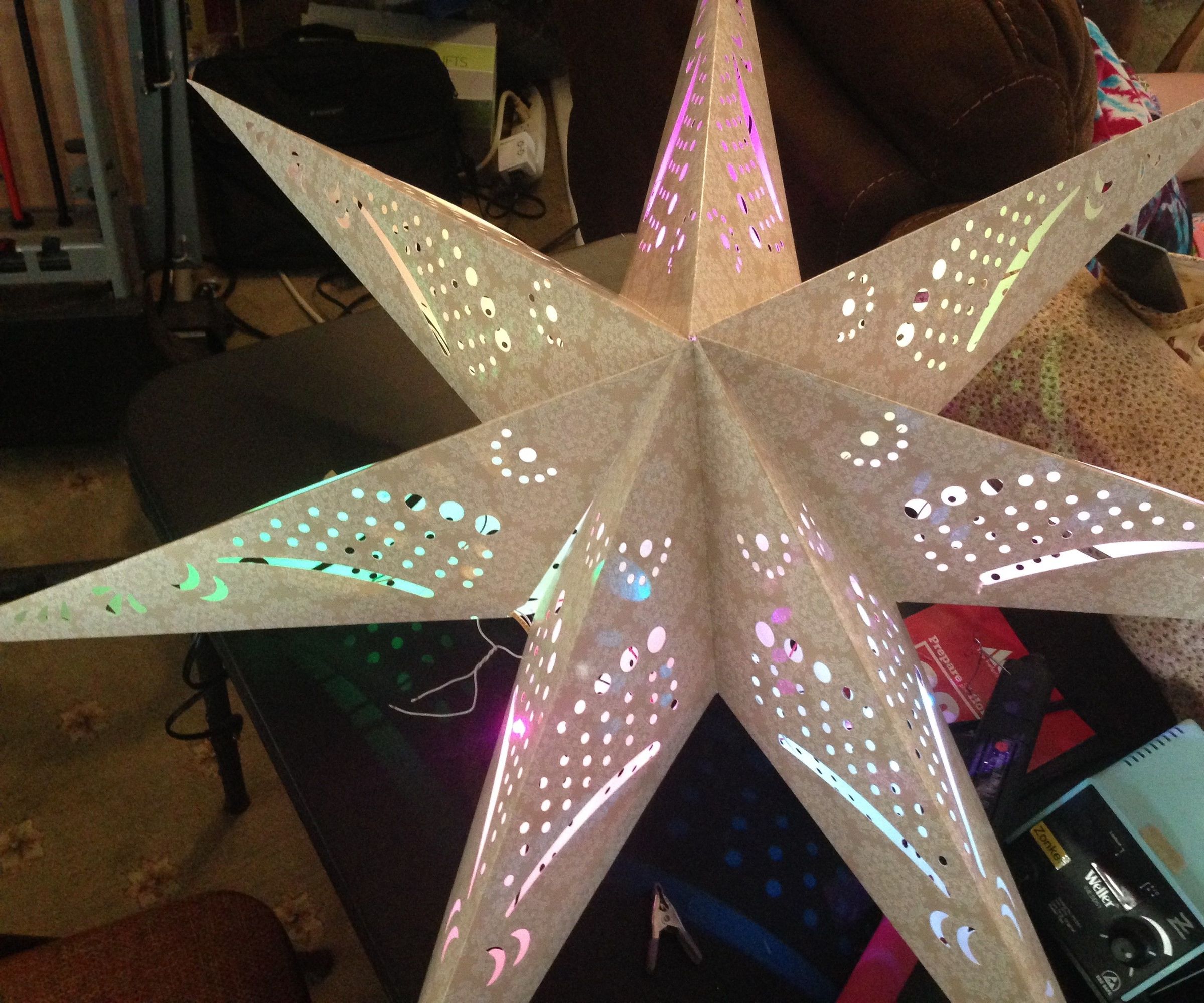 IKEA Star With ATtiny and NeoPixels