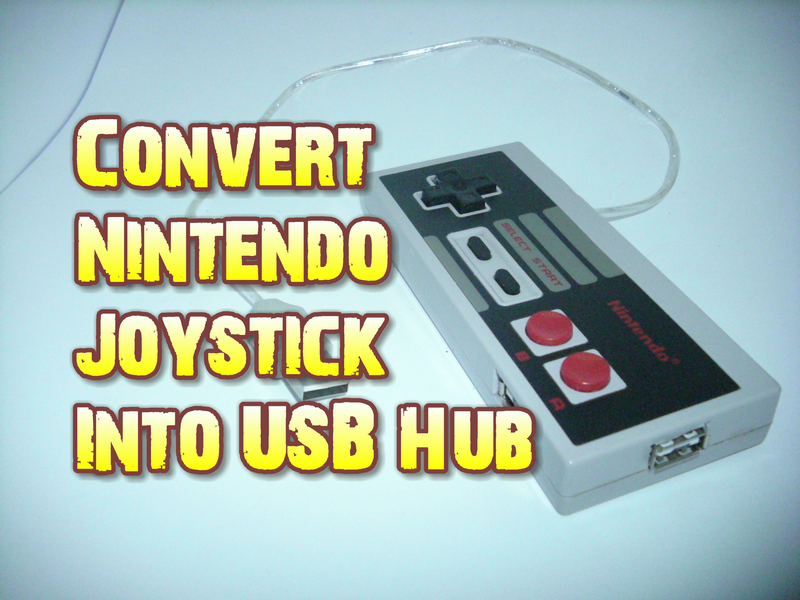 Convert Nintendo Joystick Into USB Hub