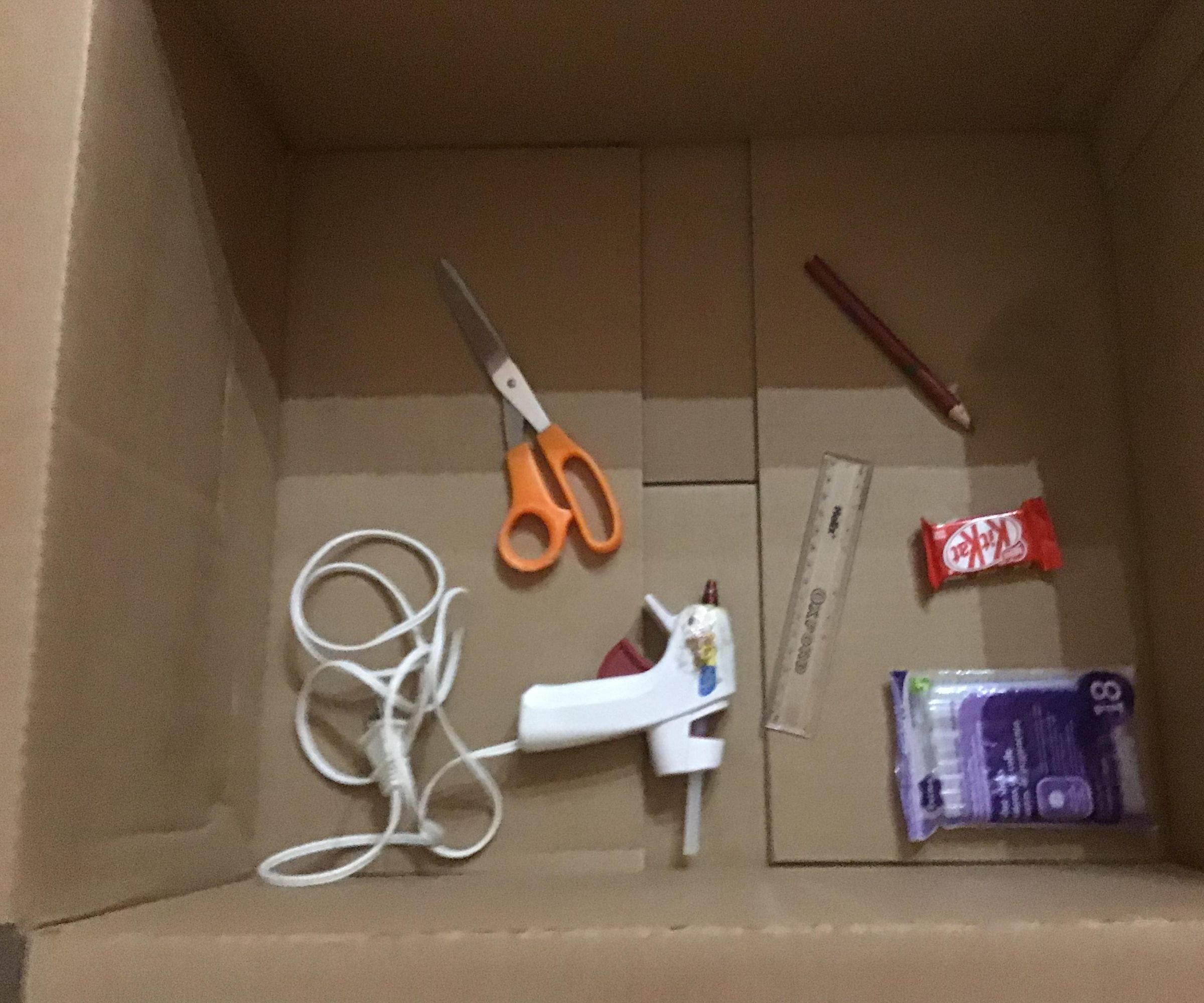 Mini Cardboard Candy Machine