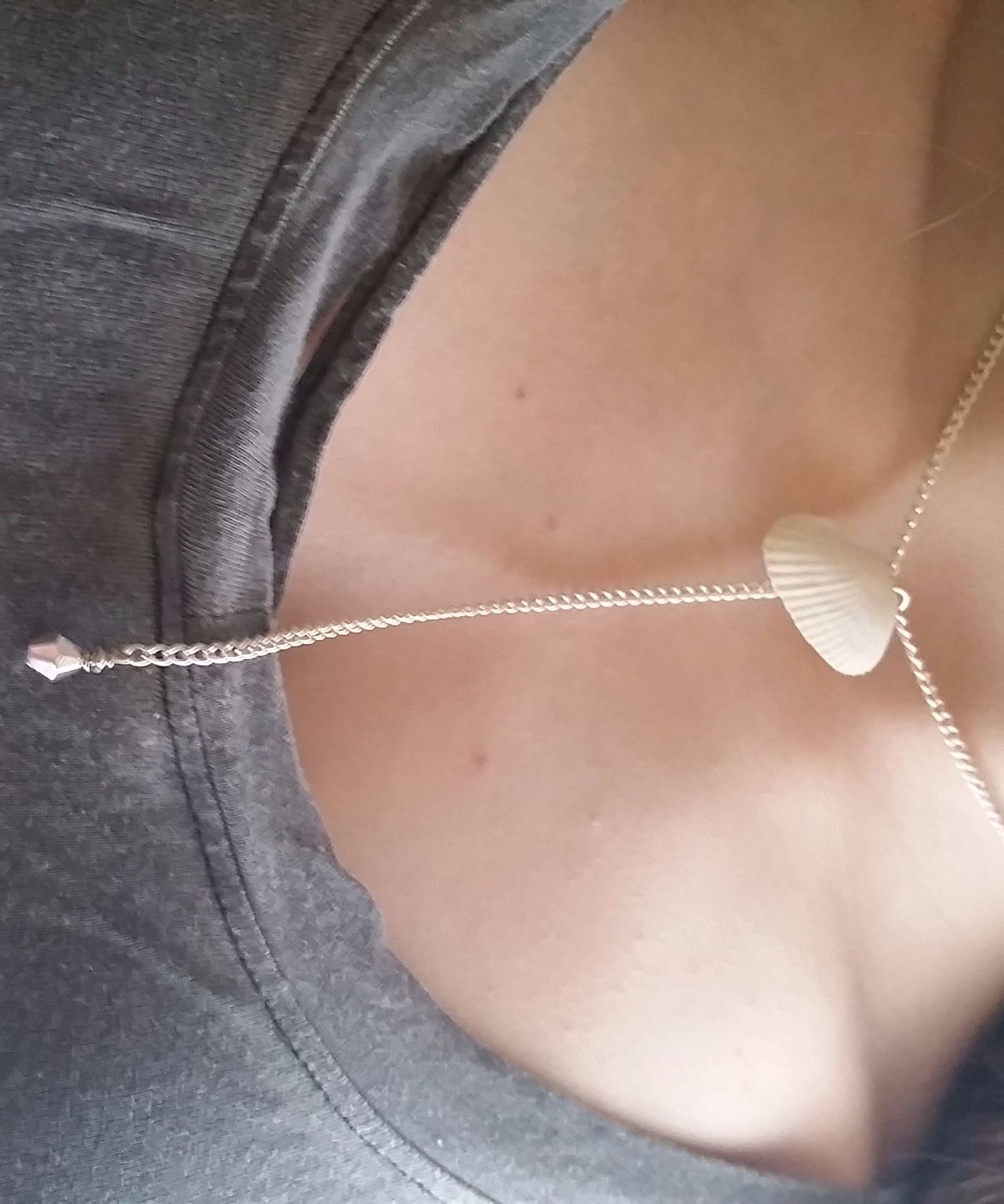 Seashell Lariat Necklace