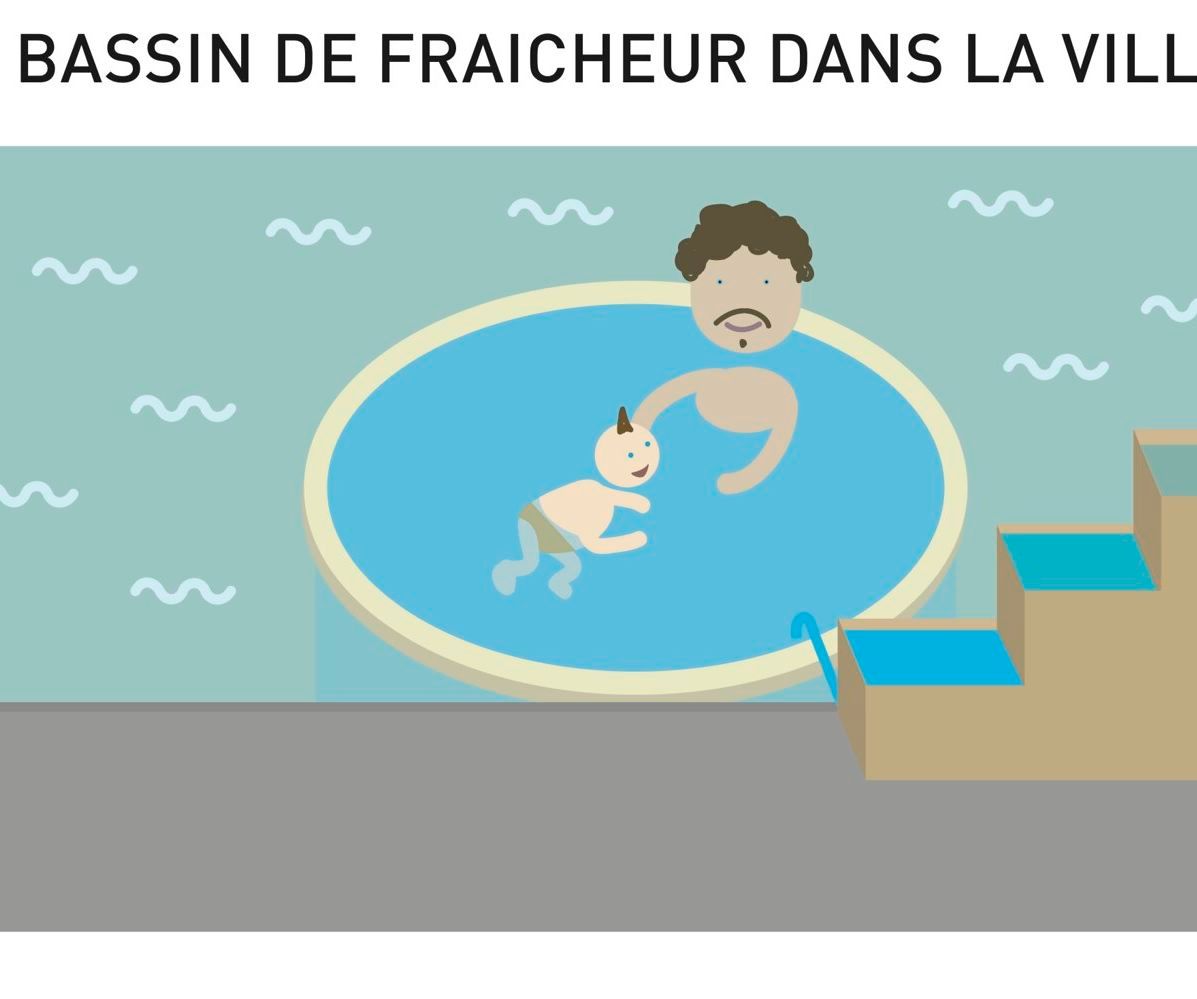 "Ce Rêve Bleu", Un Bassin Flottant D'eau Purifiée