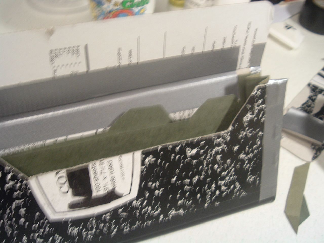 Coupon Book Made From Old Notebook "Composition Book"