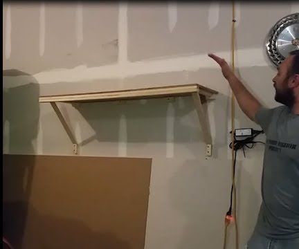 Cheapest Sturdy Garage Wall Shelf Over 300lb Capacity