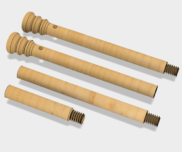 3D-printable "Garden" Flag Rod