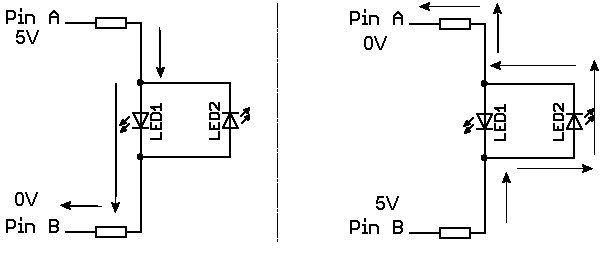 Charlieplexing LEDs- the Theory : 7 Steps (with Pictures) - Instructables