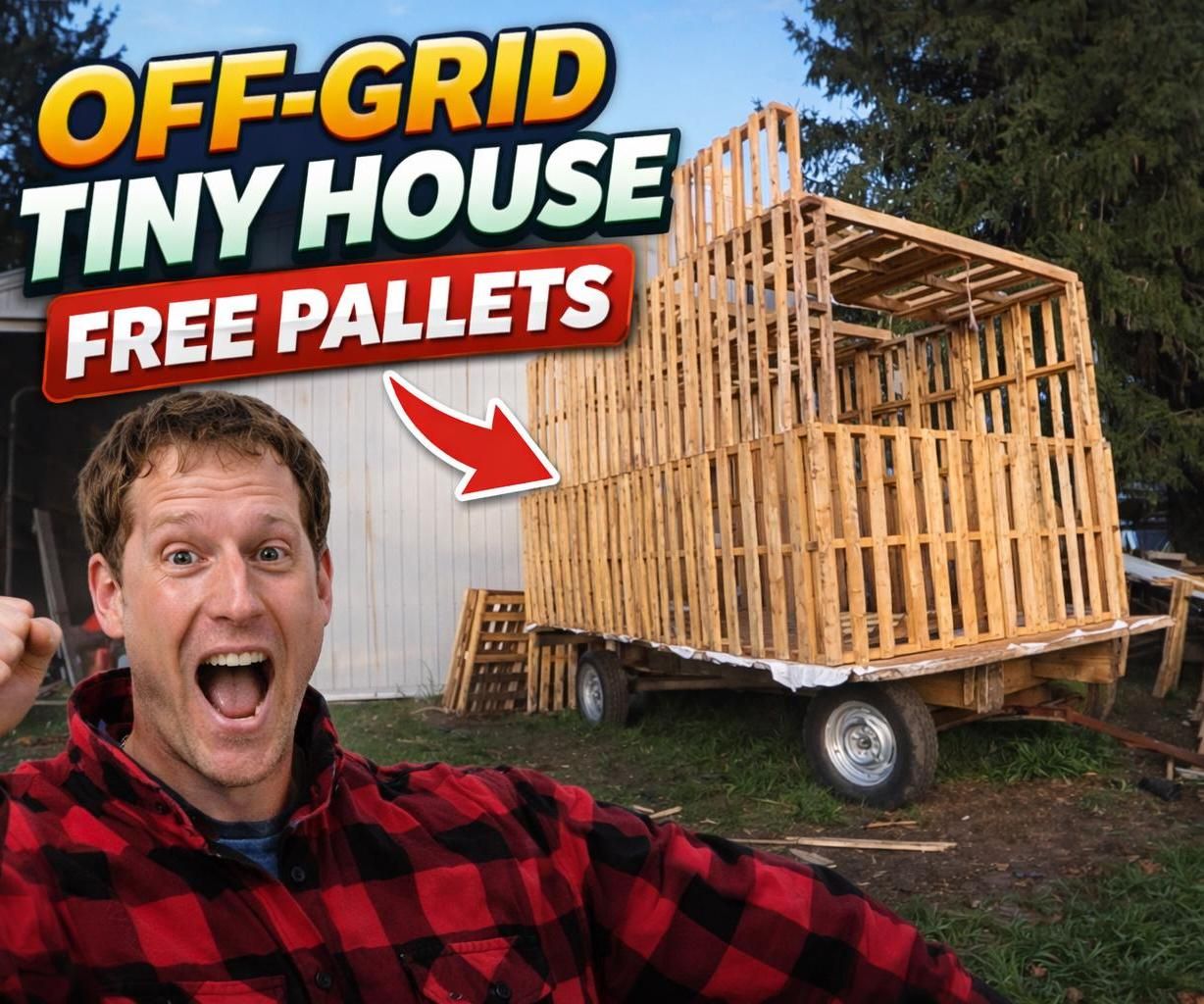 Tiny House Made From Free Recycled Pallets