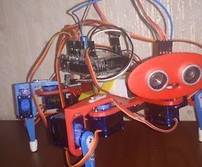 3D Printed Quadruped Arduino Robot