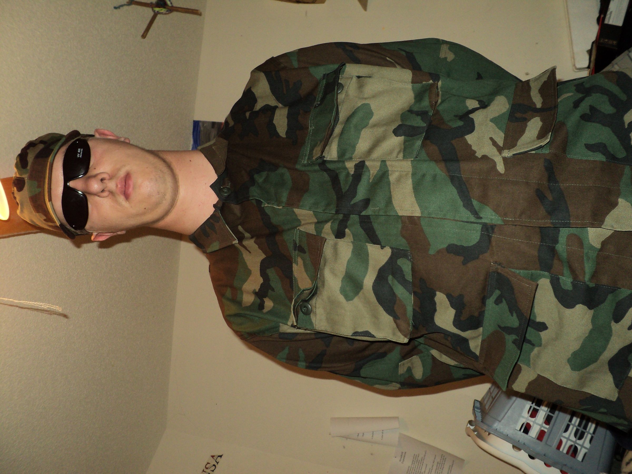 ARMY MAN HALLOWEEN COSTUME(1980-2005)
