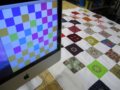 Tilt Sensing Quilt