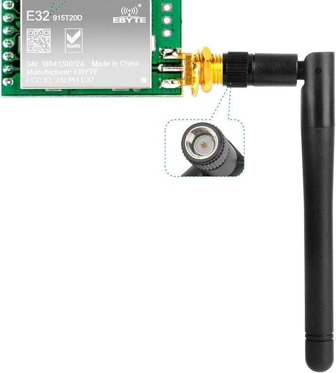 LoRa Radio Wireless SX1276 862-930MHz 915MHz UART Serial Module Transmitter Receiver