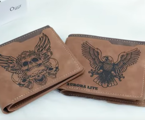 How to Customize a Wallet With Laser