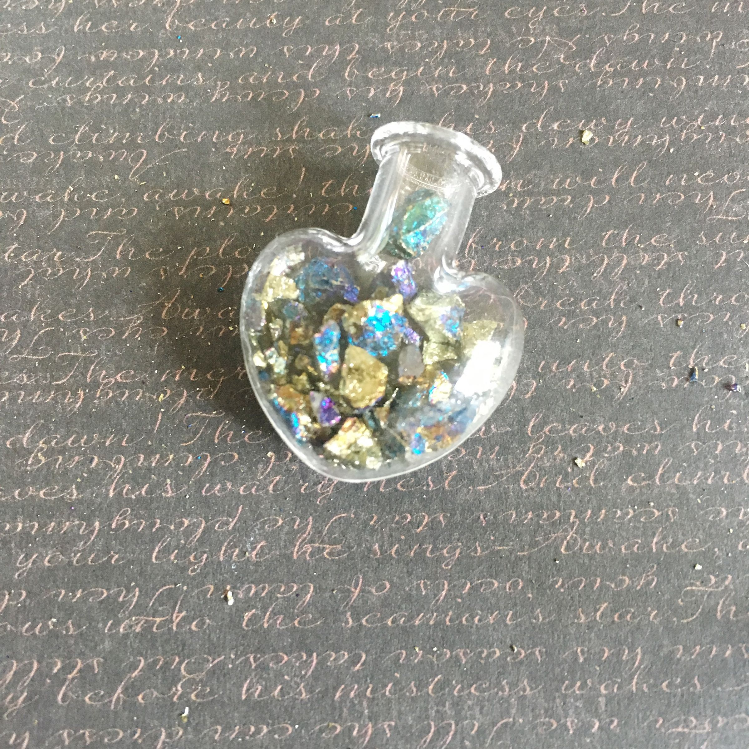 Crushed Peacock Ore Pendant 5 Steps (with Pictures) Instructables