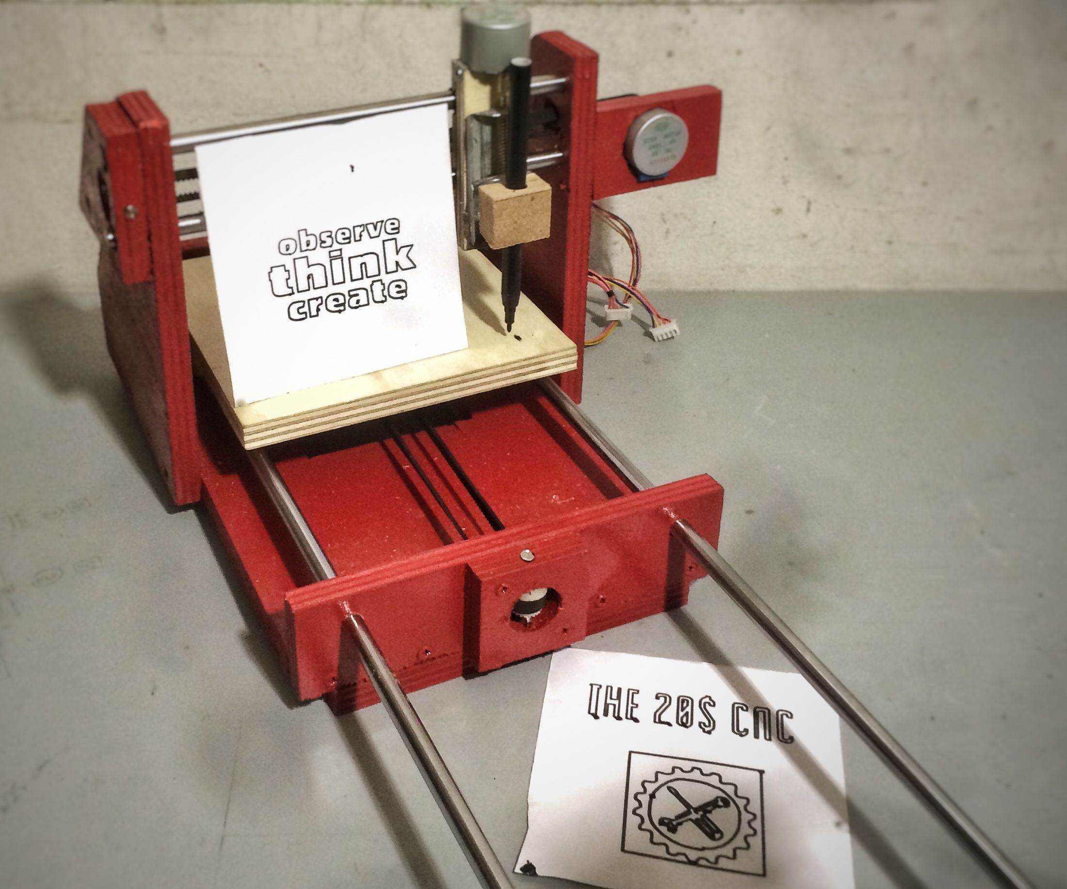 The 20 $ CNC: a Plotter