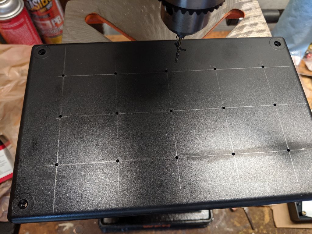 Step 3: Drill and Mount the Buttons, Switches and Encoders