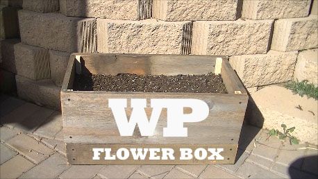 How to Make a Flower Box From Old Fence Boards