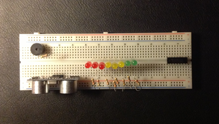 Arduino - Ultrasonic Sensor With LED's and Buzzer : 5 Steps - Instructables