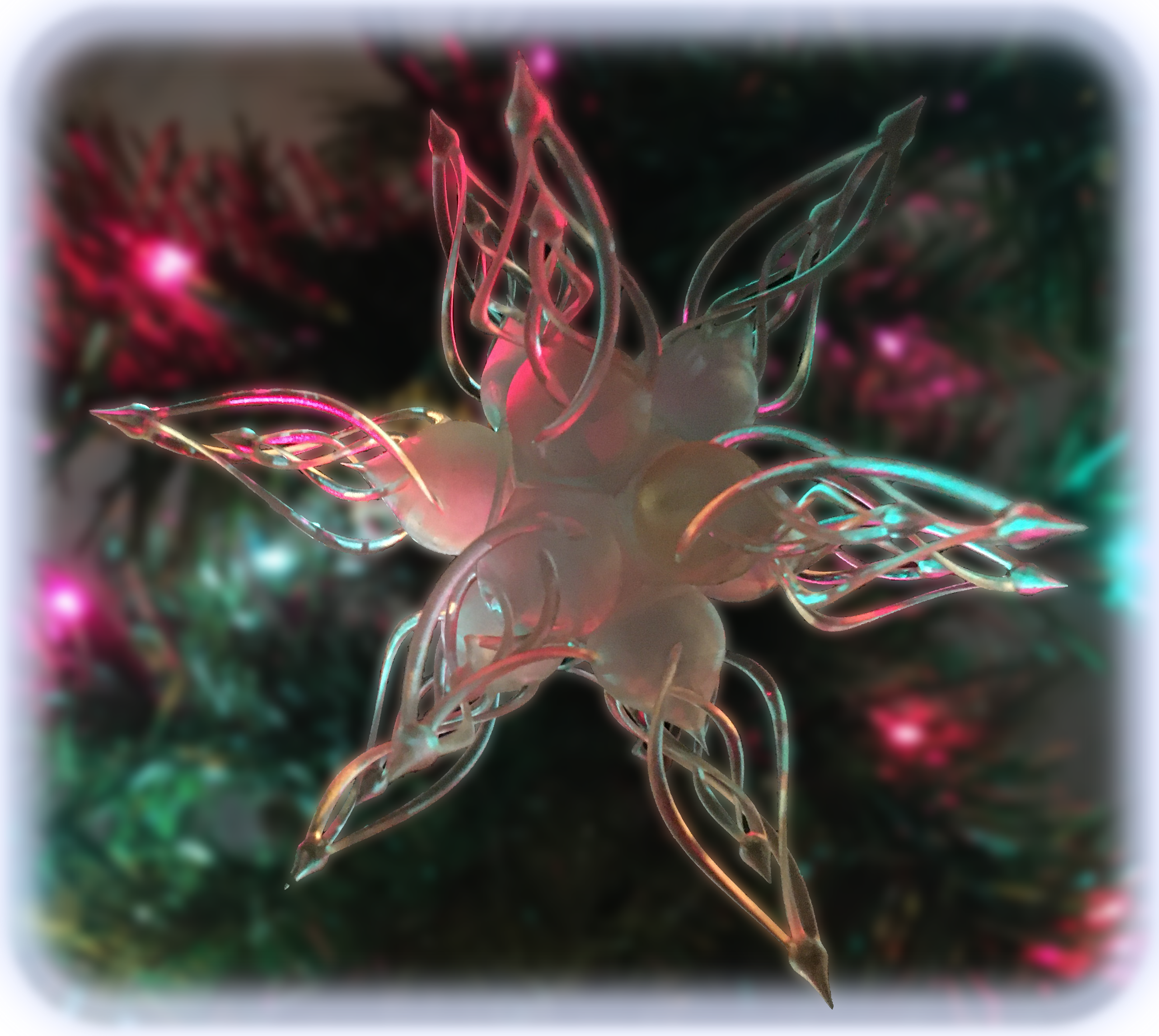 ELVEN / CELTIC STAR CHRISTMAS ORNAMENT / BAUBLE