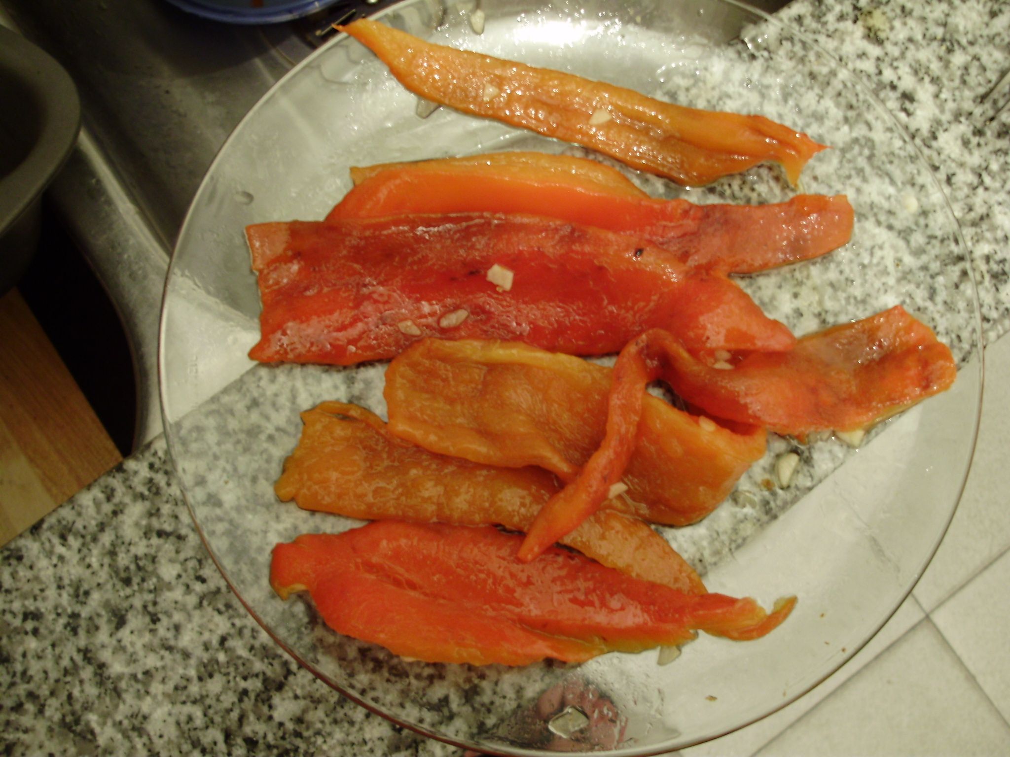 Smooth Capsicum With Olive Oil and Garlic