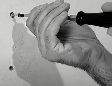 Wall Plugs Removal - the Old Way 1