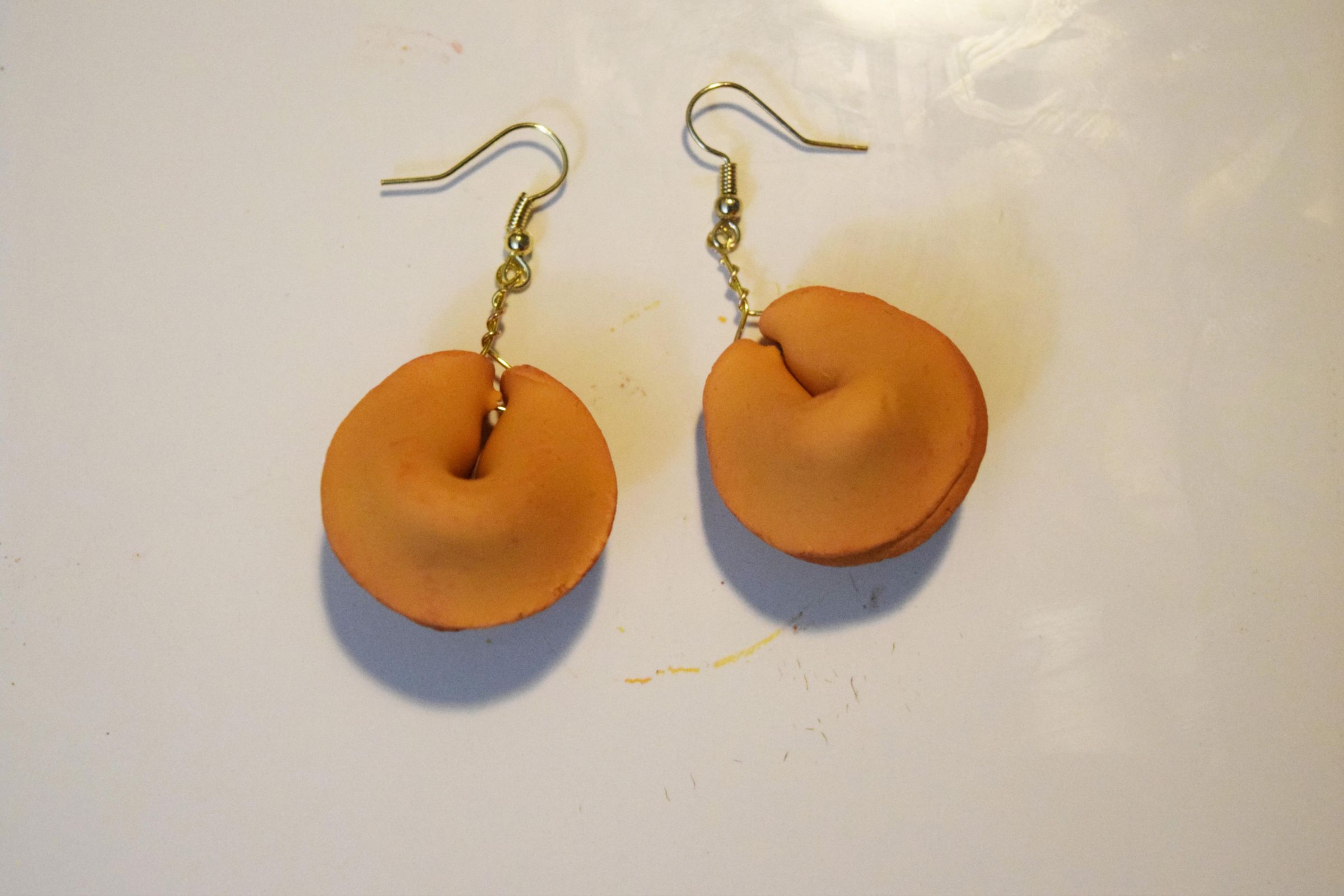 Fortune Cookie Earrings 9 Steps (with Pictures) Instructables