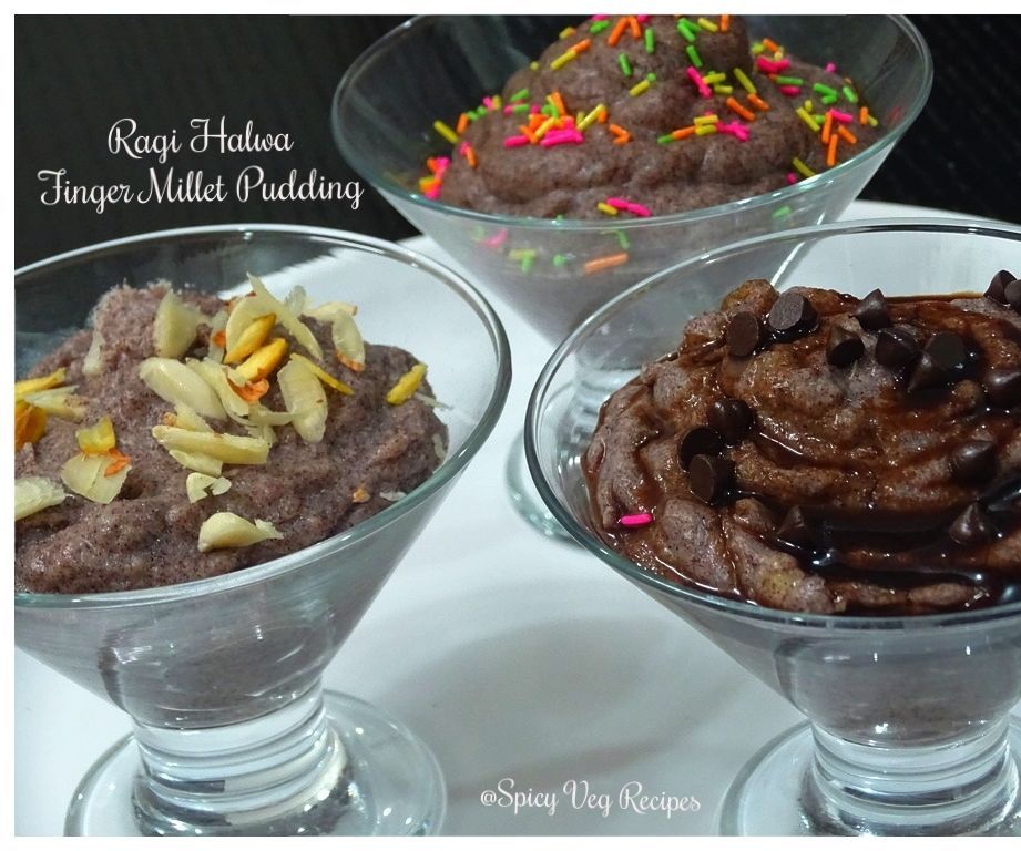 Ragi Halwa-Finger Millet Pudding-Nachani Halwa
