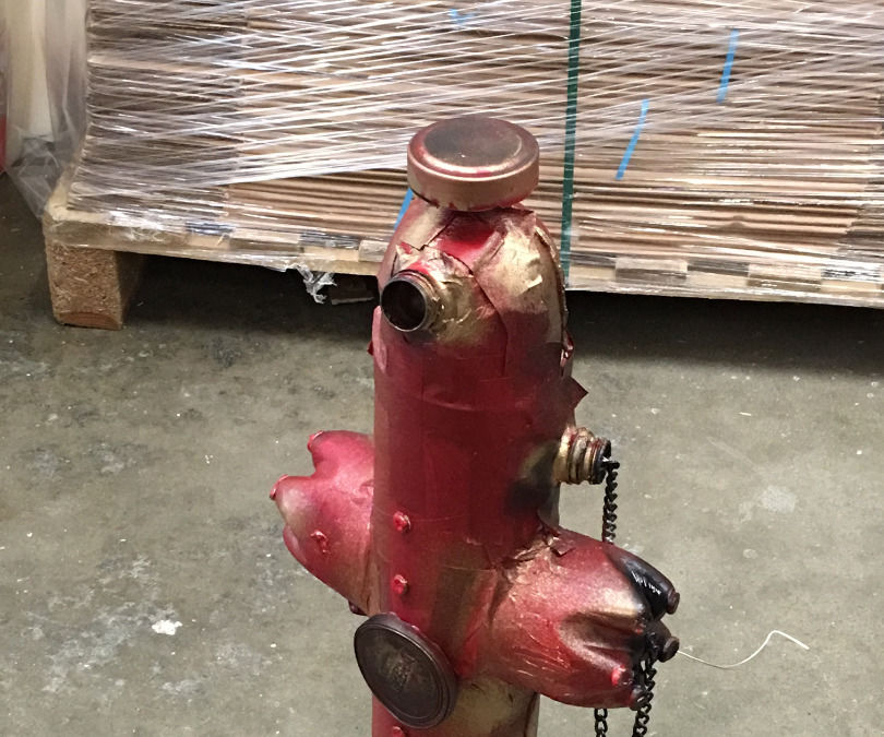 Fire Hydrant Prop for Theatre Street Scene 