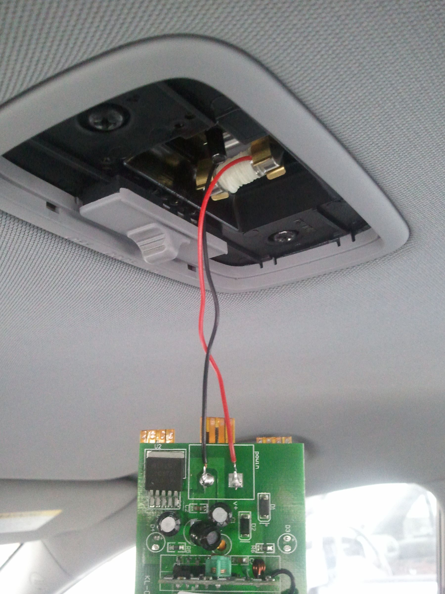 Car Radio Frequency LED Color Changing Dome Light Instructables