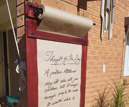 DIY Kitchen Notice Board