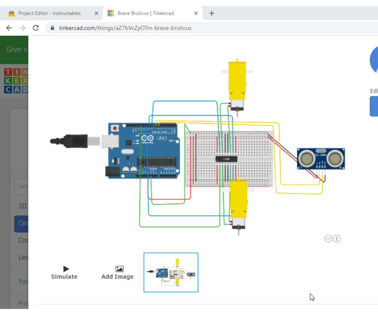 Object Avoidence Robot
