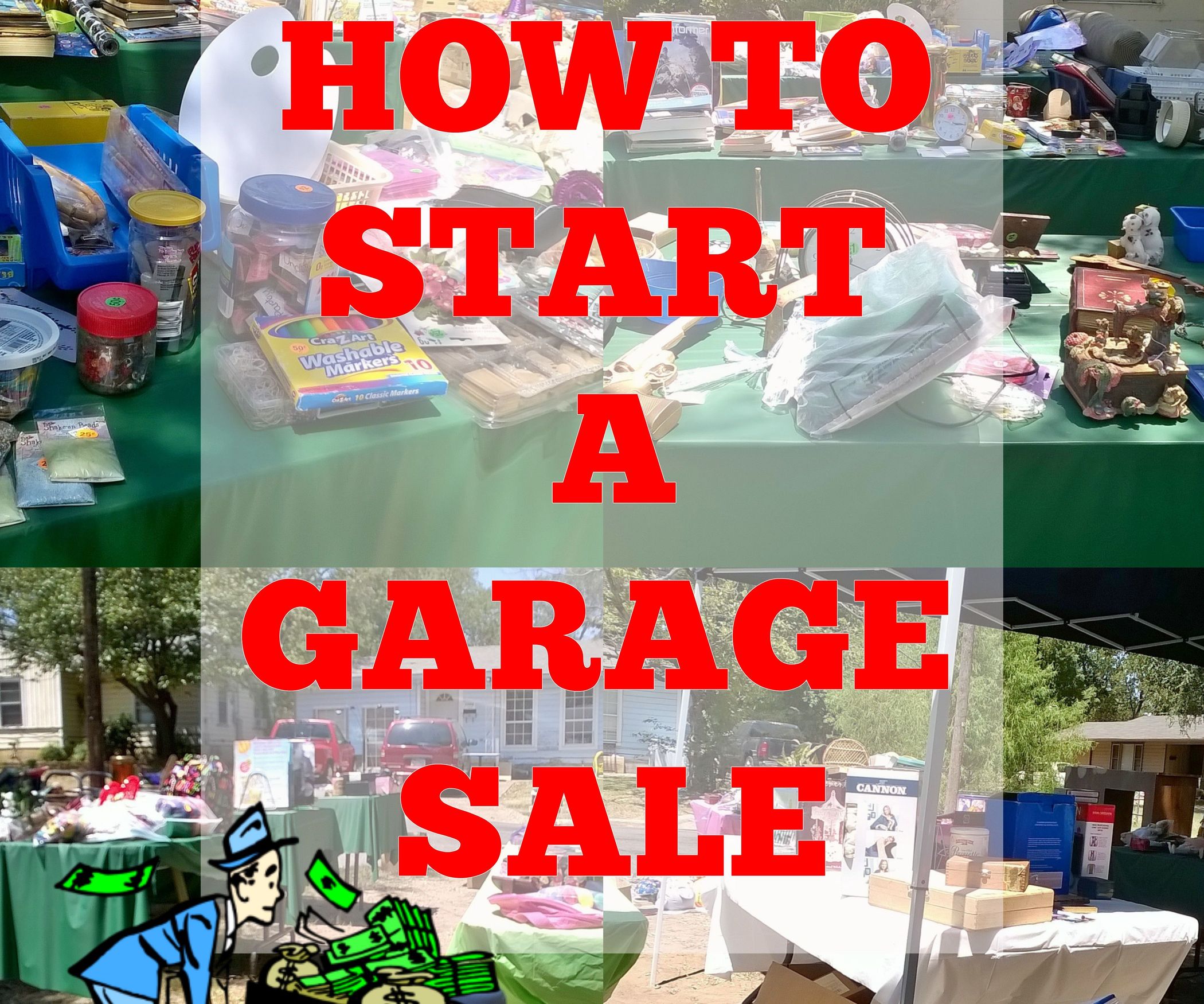 HOW TO START A GARAGE SALE 10 STEPS intelligence overview