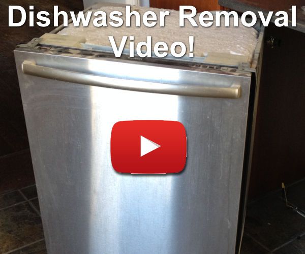 Dishwasher Removal How To