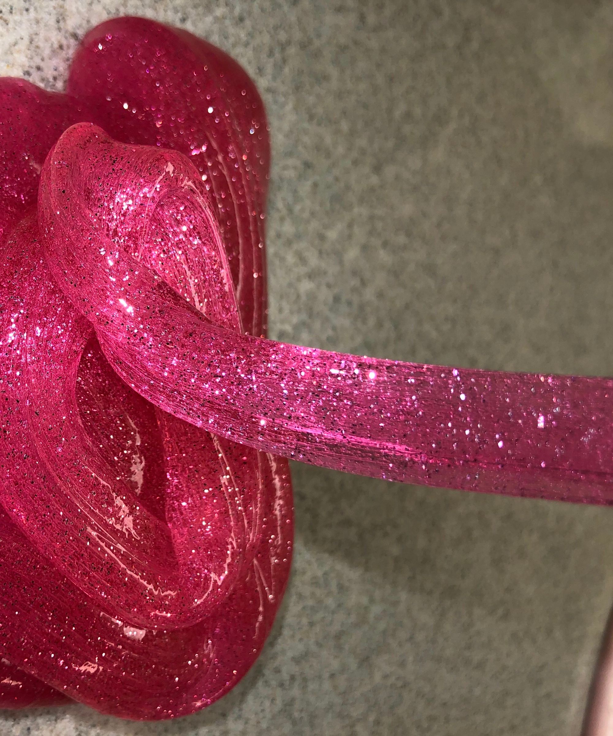 How To: PINK GLITTER SLIME