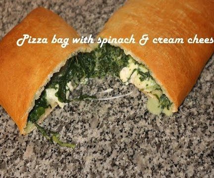 Pizza Bag With Spinach & Cream Cheese Recipe
