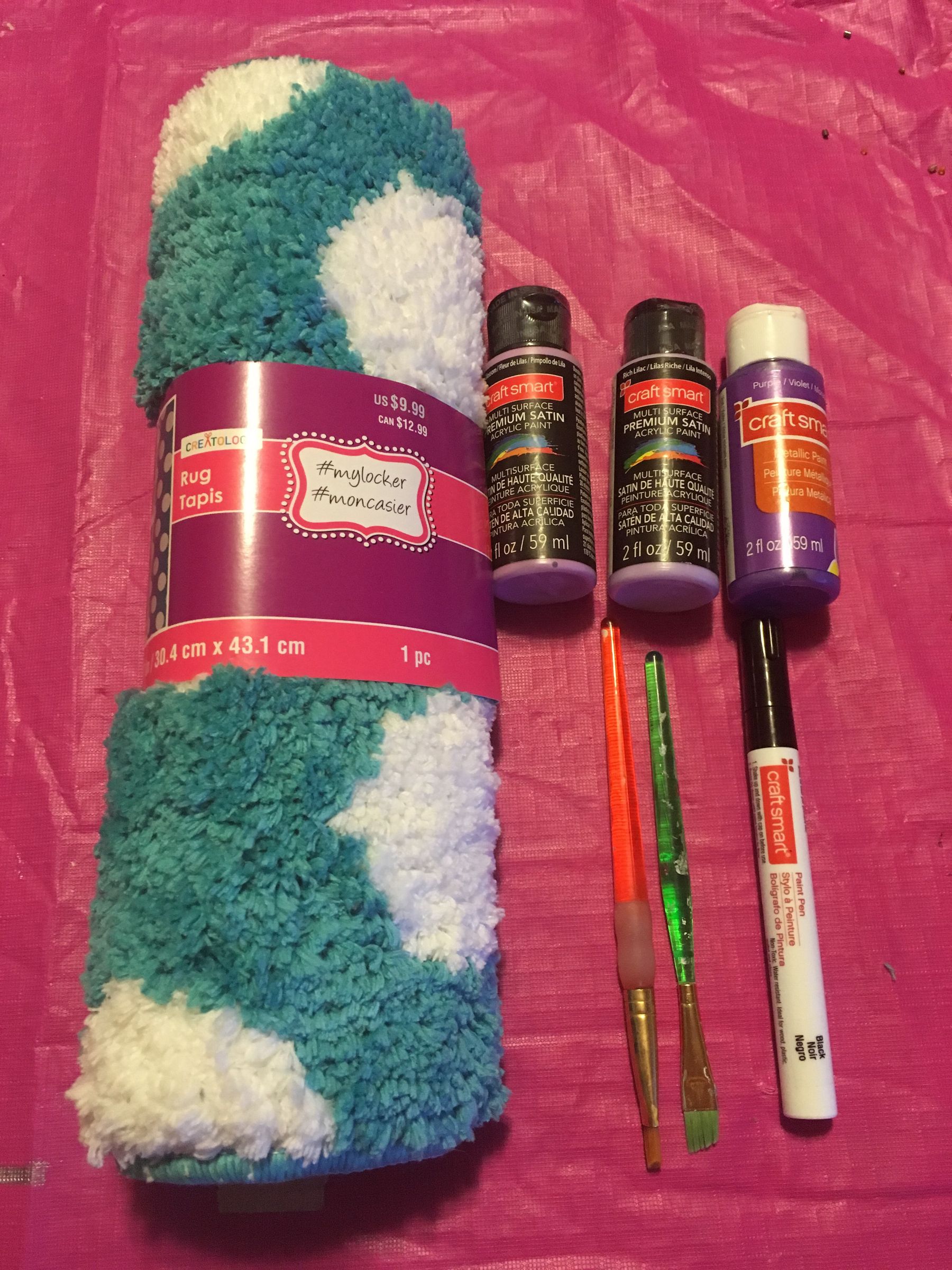 Locker Rug Into Mat 7 Steps Instructables