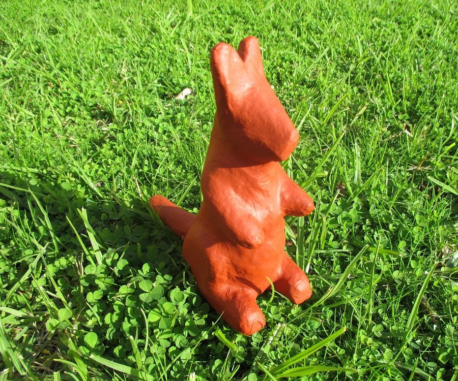 Paint Paper Mache Kangaroo