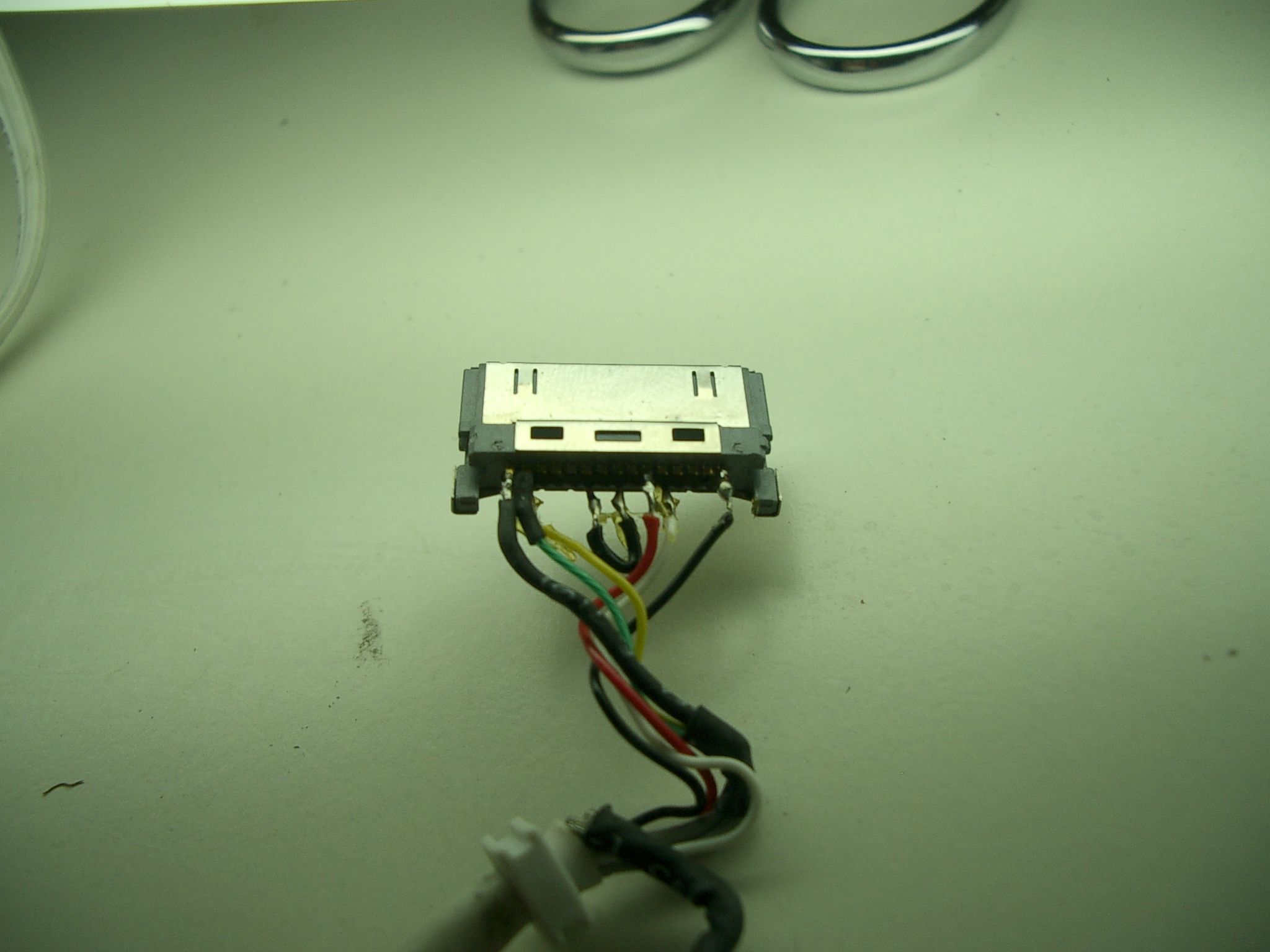 Add an IPhone Dock Connector to a Cardboard IPod Boombox 9 Steps