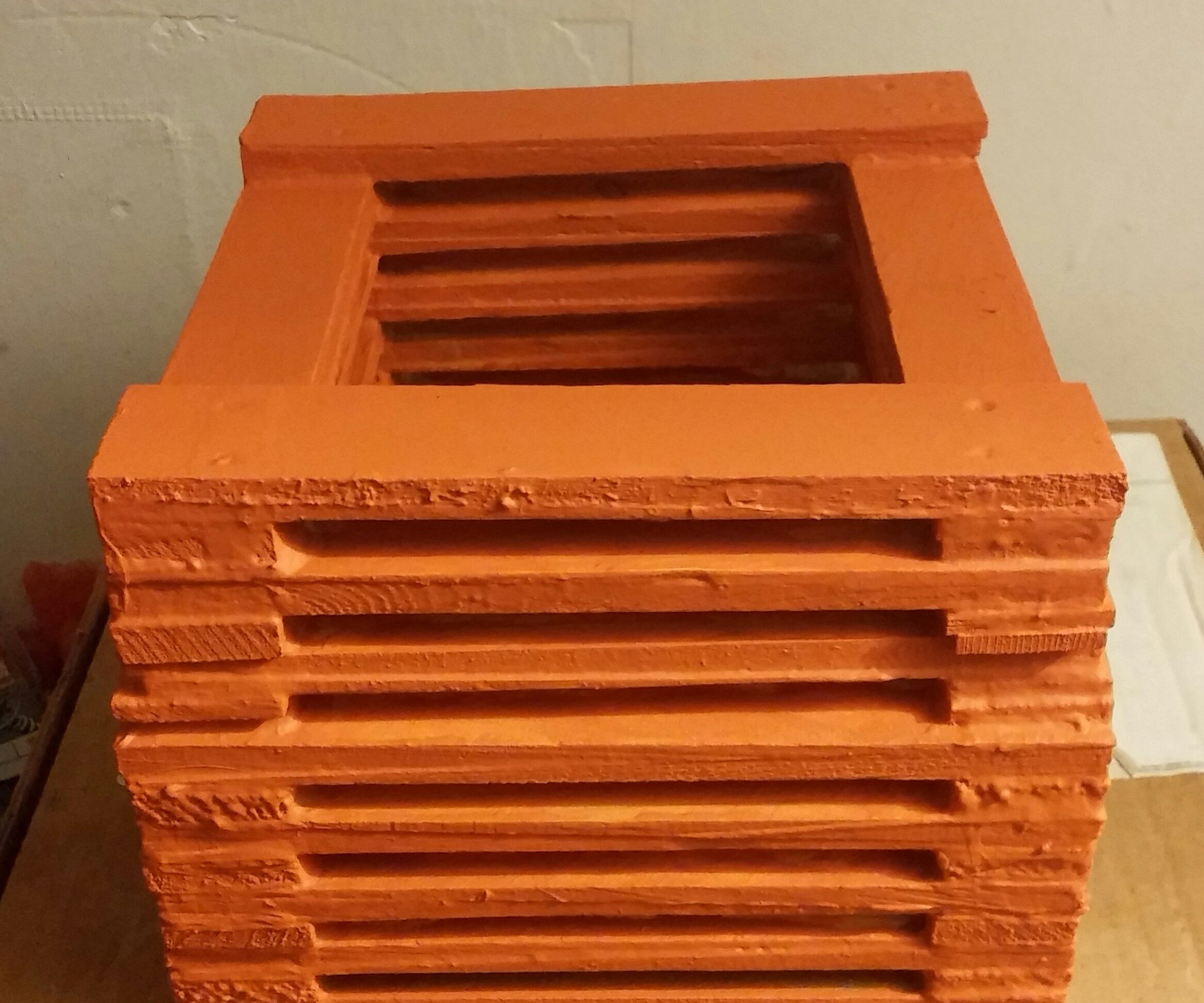 Box Made From Wood Shims - Version 2
