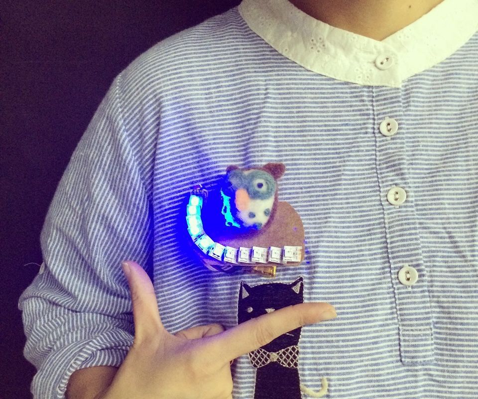 DIY a Lovely Owl Electronic Pin