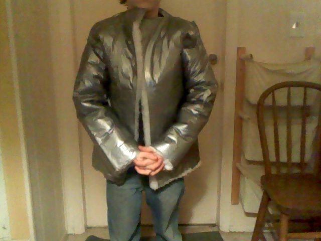 Insulated Duct Tape Winter Coat