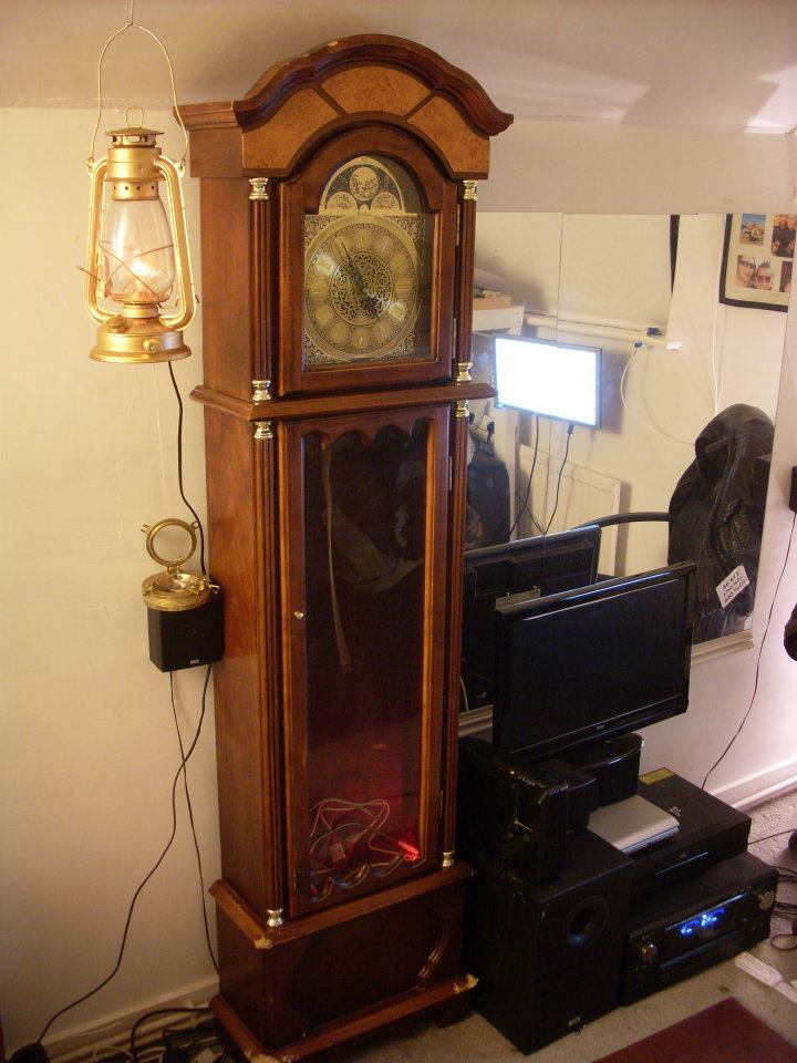 Steampunked Grandfather Clock.