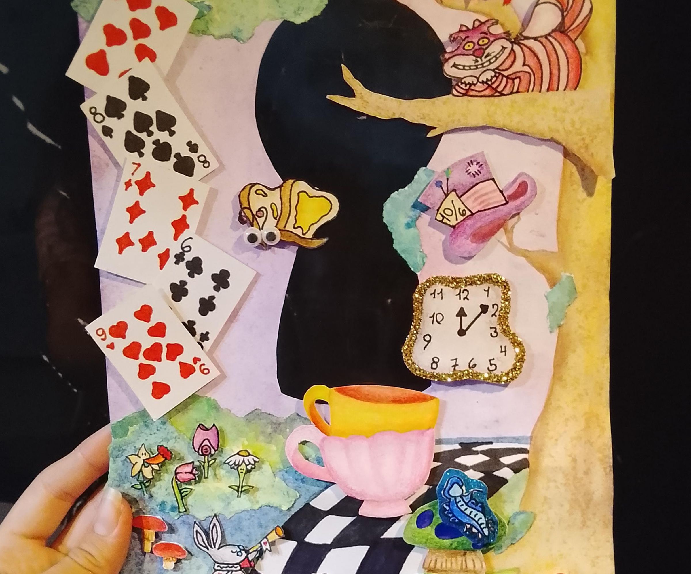 3D Drawing (Alice in Wonderland)