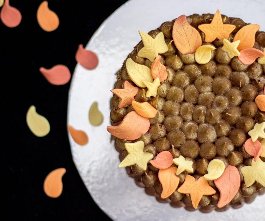 Easy Celebration Chocolate Fall Cake